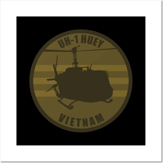 UH-1 Iroquois Vietnam Wall Art by Firemission45